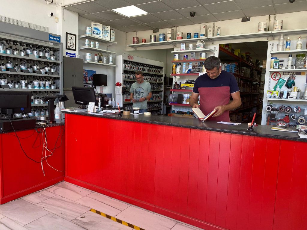 Mostrador tienda